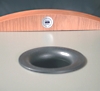 bass reflex port to top of speaker cabinet